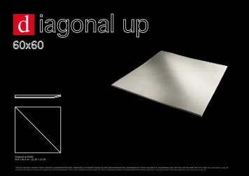 Diagonal up 60x60 59,4 x 59,4 cm - 23.39â x 23.39â - Apavisa