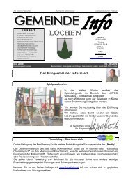 Gemeinde Info Lochen 06/2009 (1,01 MB