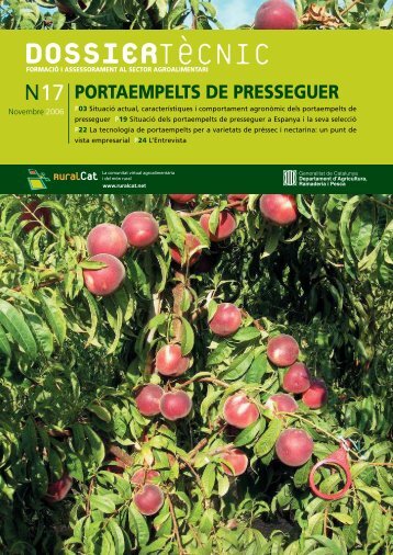 Dossier Tècnic Núm. 17: Portaempelts de presseguer - RuralCat