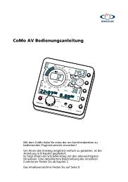 CoMo AV Bedienungsanleitung - Renschler Instruments