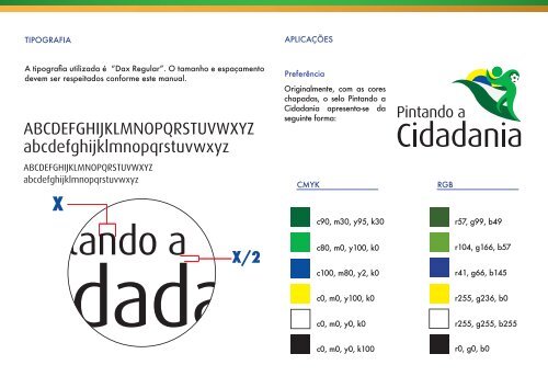 Manual de Identidade Visual do Pintando a Cidadania