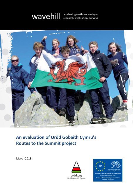 An evaluation of Urdd Gobaith Cymru's Routes to the Sumit Project