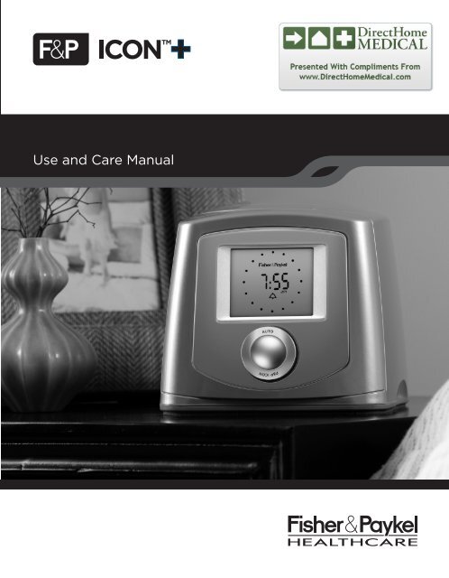 F&P ICON+ Premo CPAP Manual (PDF) - Direct Home Medical