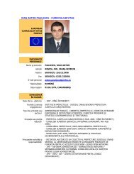 IOAN ANTON PAULESCU - CURRICULUM VITAE