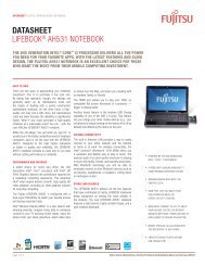 Notebook, computer, LIFEBOOK, AH531, datasheet - Fujitsu