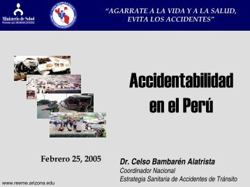 Accidentabilidad en el Peru - Reeme.arizona.edu