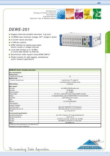 DEWE-201 - DEWETRON Download Center