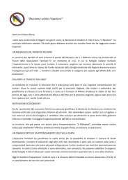 lettera indirizzata al sindaco - Ecoinformazioni