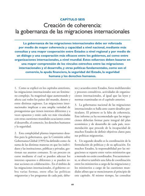 Las migraciones en un mundo interdependiente: nuevas ...