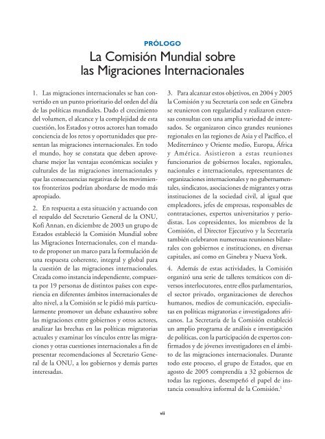 Las migraciones en un mundo interdependiente: nuevas ...