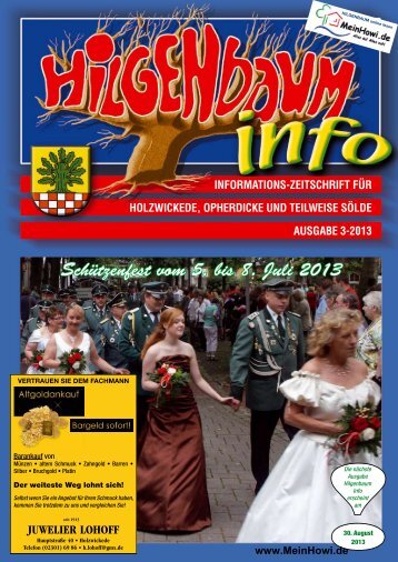 Schützenfest vom 5. bis 8. Juli 2013 - MeinHowi.de