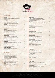 Download the menu - Savoy