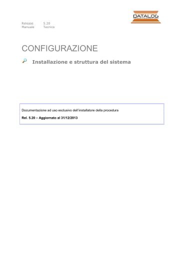 Guida alla Configurazione - Datalog