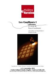 Le dossier - Théâtre Narration