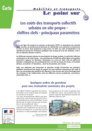 Les coÃ»ts des transports collectifs urbains en site propre ... - amutc