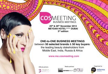 What is COSMEETING Business Meetings? - Beyond beauty Paris