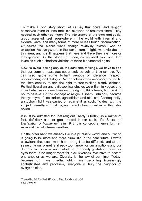 PRINCIPLES FOR INTERRELIGIOUS DIALOGUE.pdf - CUEA