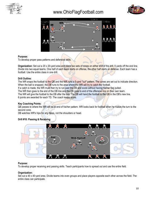 Coaches Drills & Tips Packet - Flag Football Fanatics