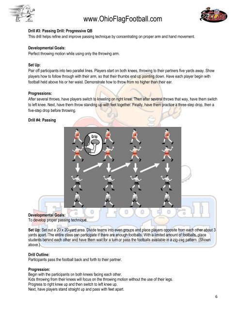 Coaches Drills & Tips Packet - Flag Football Fanatics