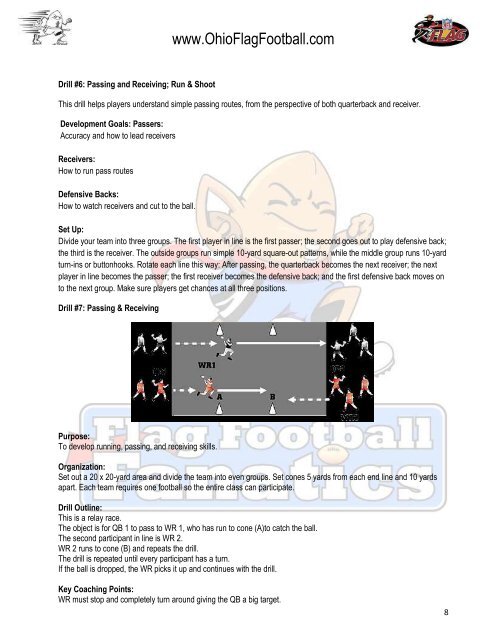 Coaches Drills & Tips Packet - Flag Football Fanatics