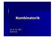 Kombinatorik + Simulationen