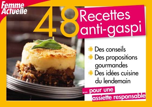 livret de recettes anti-gaspillage - EcoGeste