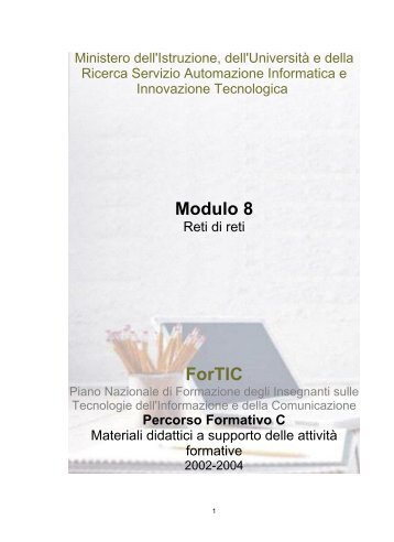 Modulo 8 ForTIC - Molli, Dino