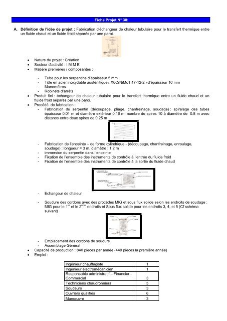 Fabrication d'Ã©changeur de chaleur tubulaire ... - Tunisie industrie