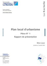 Plan local d'urbanisme - CitoyennetÃ© - La Rochelle