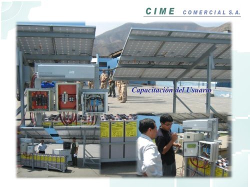 cime comercial sa - Asociación Peruana de Energía Solar y del ...