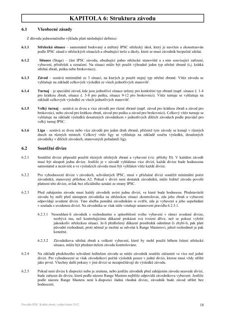 Pravidla IPSC pro krÃ¡tkou zbraÅ 2012 - Asociace praktickÃ© stÅelby ÄR