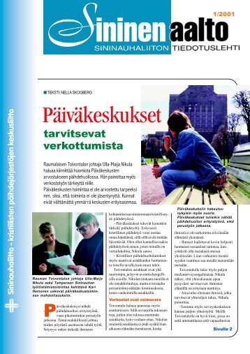 Päiväkeskukset - Sininauhaliitto