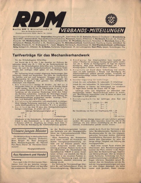 1938 - Radmarkt und Reichsmechaniker Nr. 2463 vom 6. August