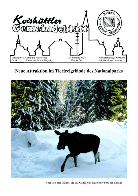 Neue Attraktion im Tierfreigelände des Nationalparks - Neuschönau