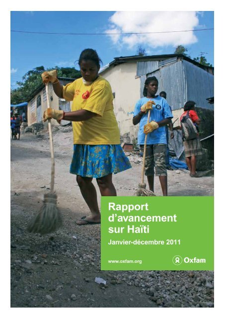 Rapport d'avancement sur HaÃ¯ti - Oxfam International