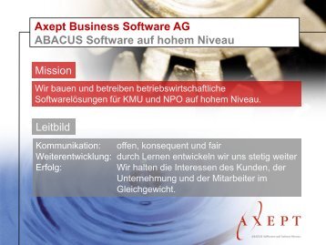 Axept Business Software AG ist Gold-Partner