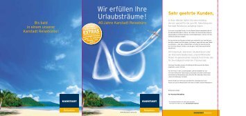 Wir erfüllen Ihre Urlaubsträume !