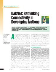 DakNet: Rethinking Connectivity in Developing Nations - First Mile ...