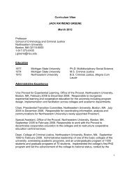 Curriculum Vitae - Northeastern University