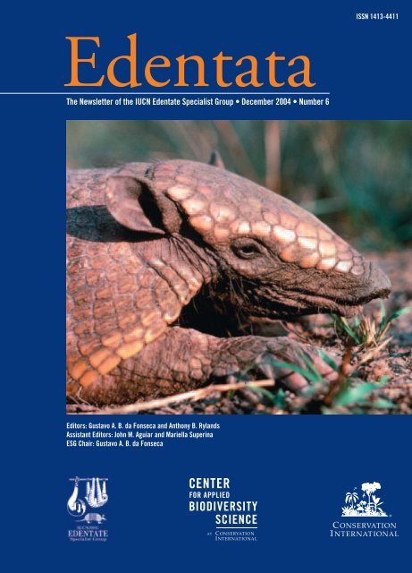 Edentata 6 Anteater Sloth Armadillo Specialist Group