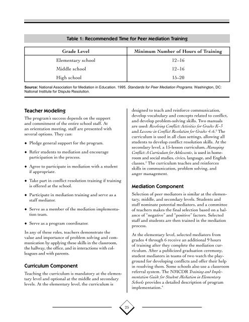 Conflict Resolution Education - National Criminal Justice Reference ...
