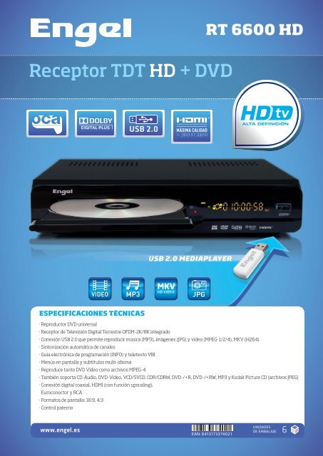 Receptor TDT HD + DVD - Online-Electronica