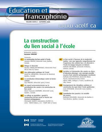 NumÃ©ro complet (pdf) - acelf