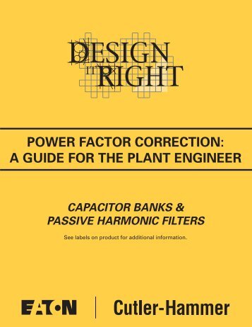 power factor correction: a guide for the plant engineer - of downloads