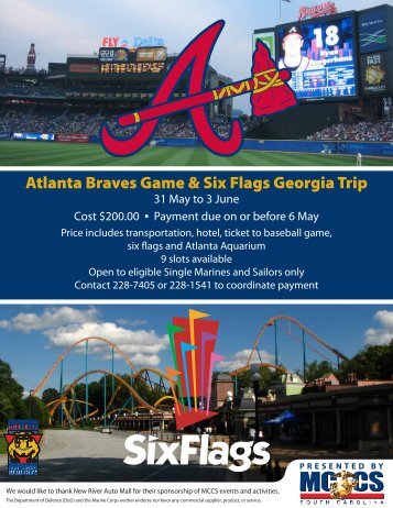 Atlanta Braves Game & Six Flags Georgia Trip
