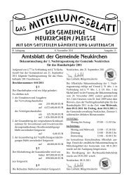 Amtsblatt der Gemeinde Neukirchen - Neukirchen/Pleiße