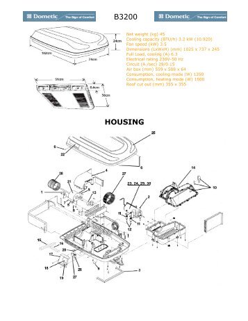 parts list Blizzard 3200 - Leisure Spares