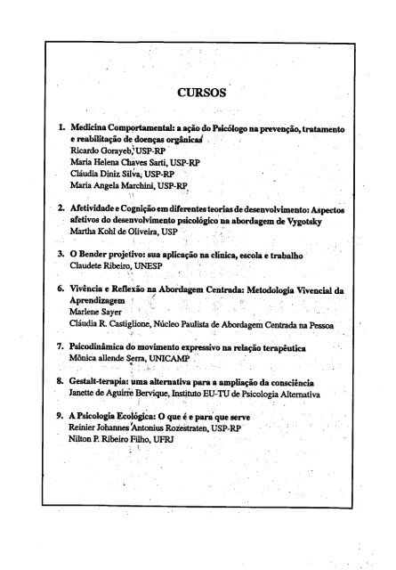 1990 - Sociedade Brasileira de Psicologia