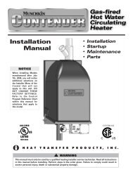 Contender Installation Manual - Pacific Energy Sales