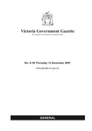 Victoria Government Gazette - Blue Star Group Limited